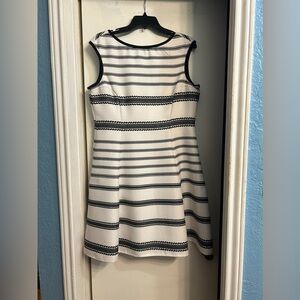 Women’s black and white dress; Size 12